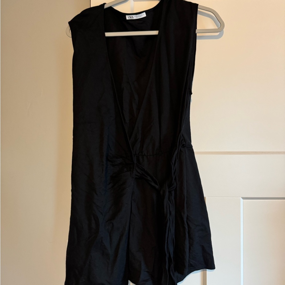Zara Black Wrap Romper